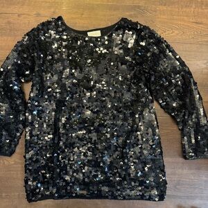 DESTINEE 80’s Dynasty Vintage Sequins Top